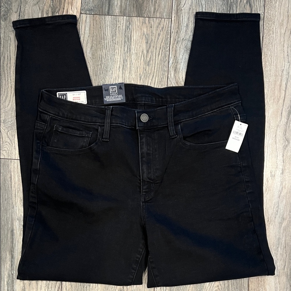 GAP Women's Dark Black Skinny Jeans
